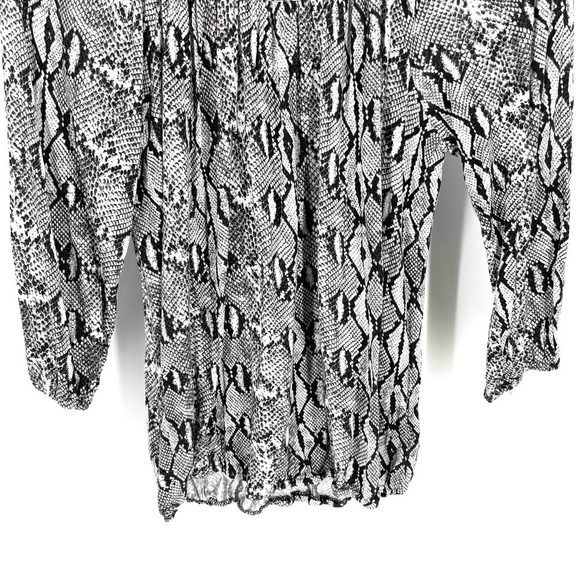 Michael Michael Kors MK Snake Print Blouse Top - Picture 3 of 6